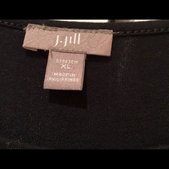 Red Pink & Black Color Block Tunic/Dress by J Jill - Picture 8 of 8